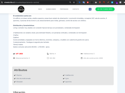 Carasteristicas de propiedad